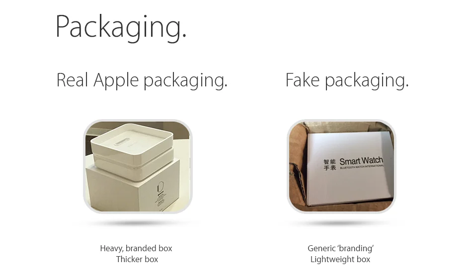 Riconoscere un Apple Watch originale da un Apple Watch falso