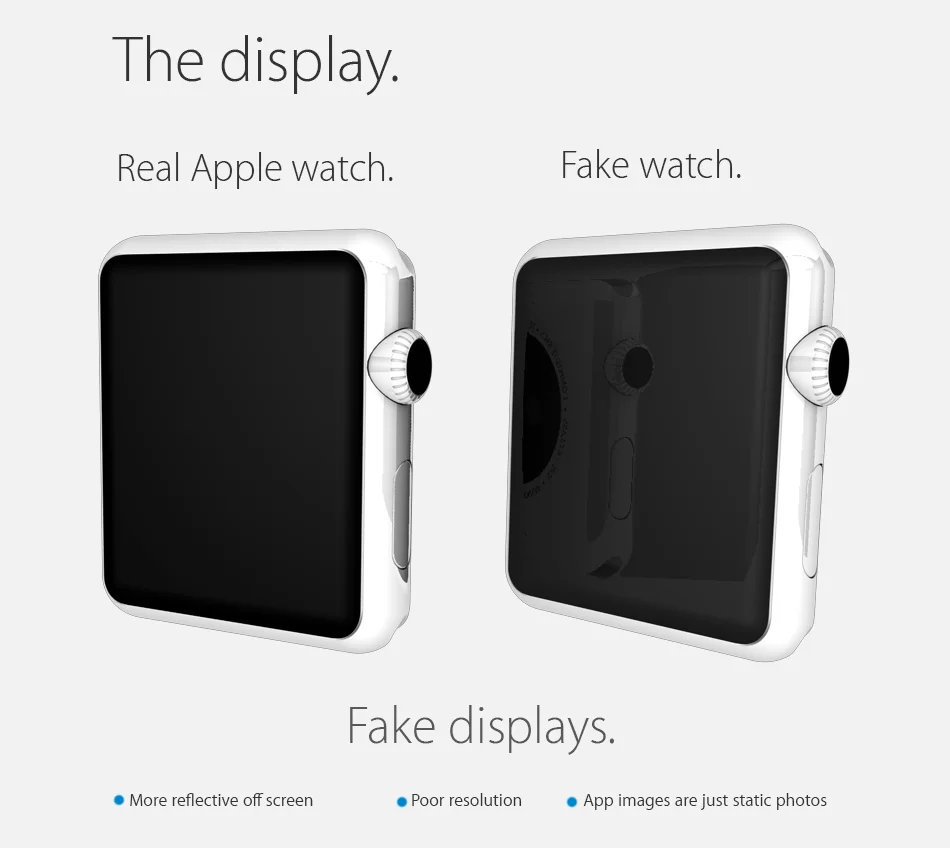 Riconoscere un Apple Watch originale da un Apple Watch falso