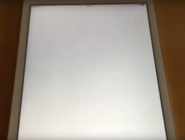 schermo bianco della morte