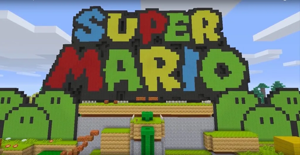 Super Mario in Minecraft 1