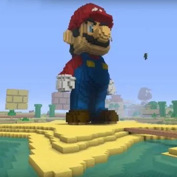 Super Mario in Minecraft 2
