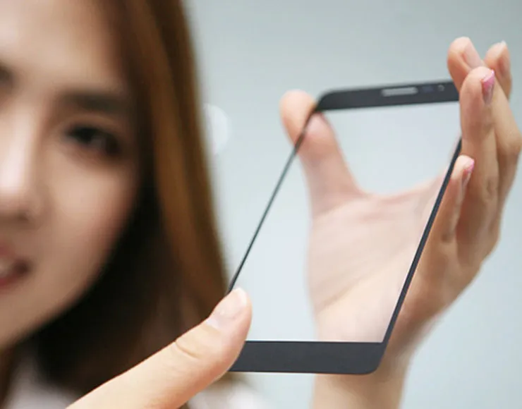 Vetro LG con lettore impronte