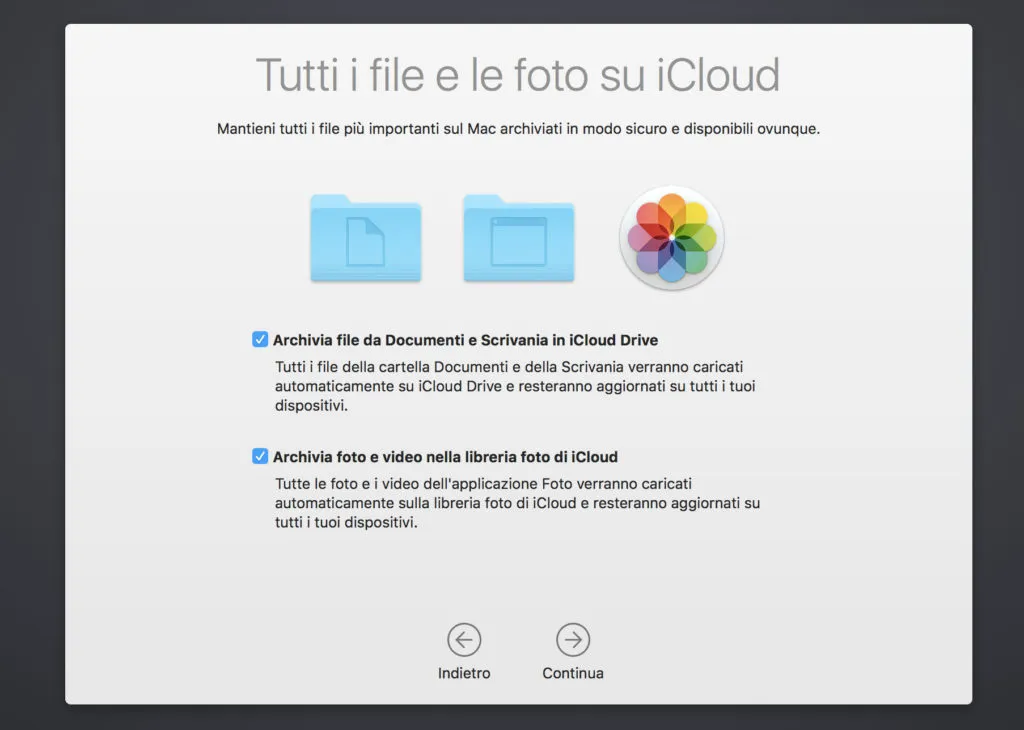 icloud drive macOS Sierra