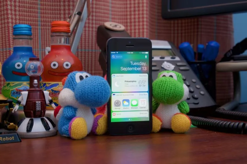 un iPhone 5 con iOS 10