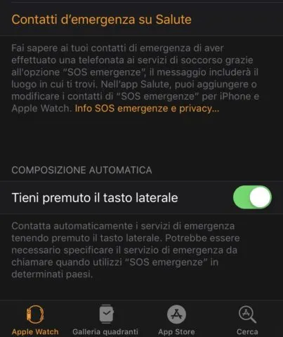 Funzione SOS Emergenze Apple Watch, come usarla al meglio