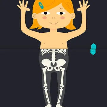 questo e il mio corpo anatomia bambini icona