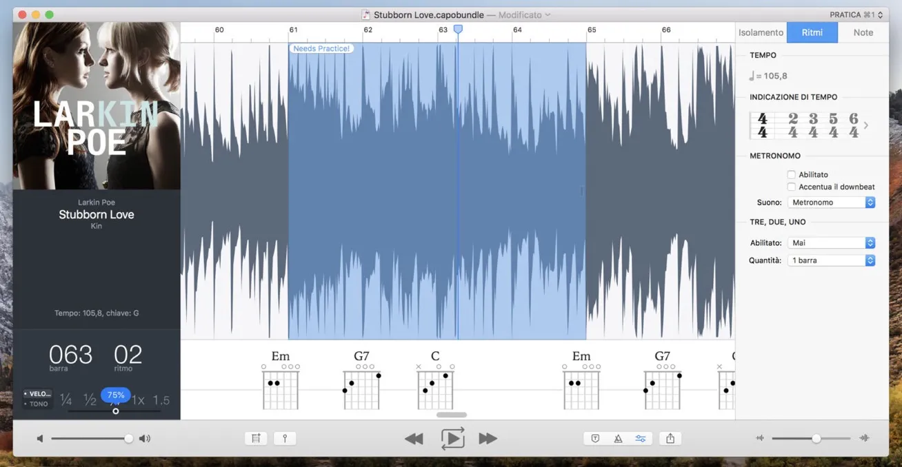 Capo, la geniale app per musicisti è pronta per la Touch Bar Capo, la geniale app per musicisti è pronta per la Touch Bar