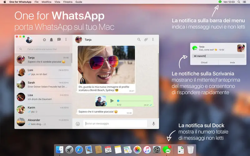WhatsApp per Mac