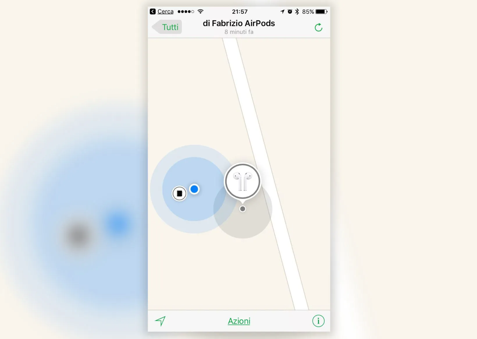 Trova i miei AirPods