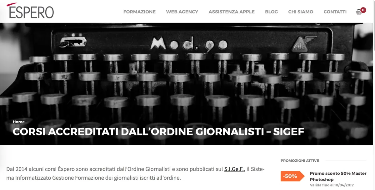 Ordine dei Giornalisti esperoSIGEF ordine giornalisti