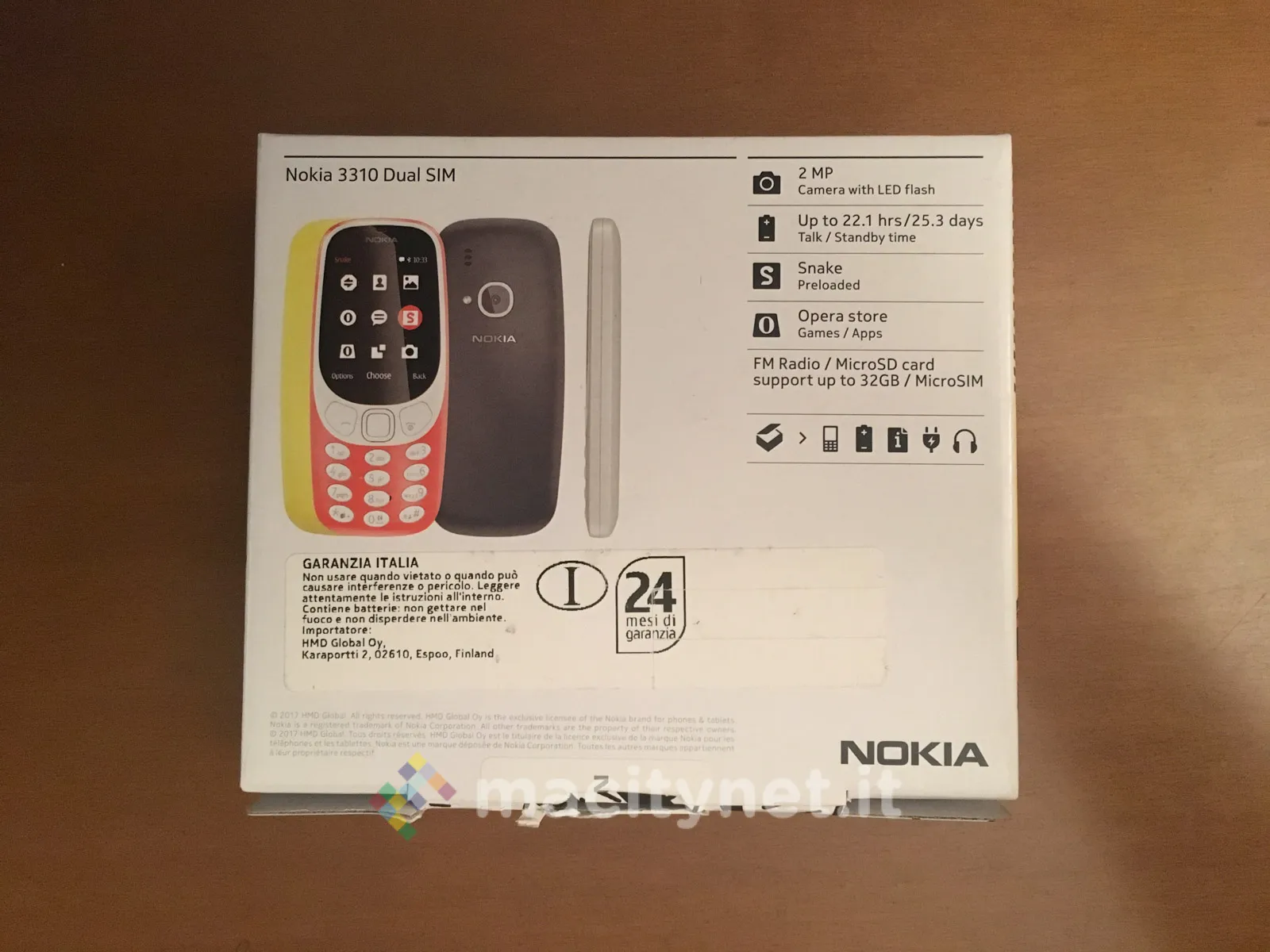 recensione nokia 3310