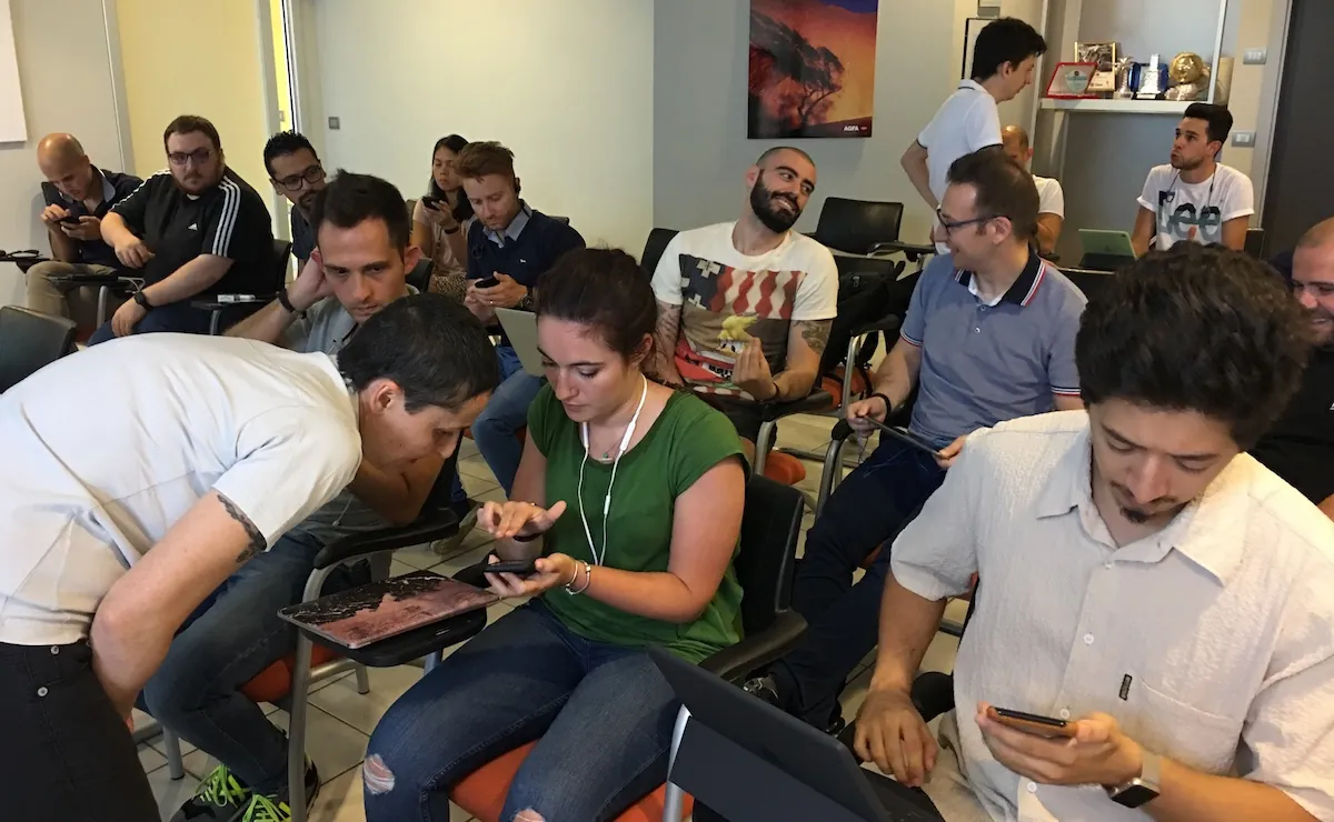 Universal mostra ai singoli addetti come ci approccia a VoiceOver