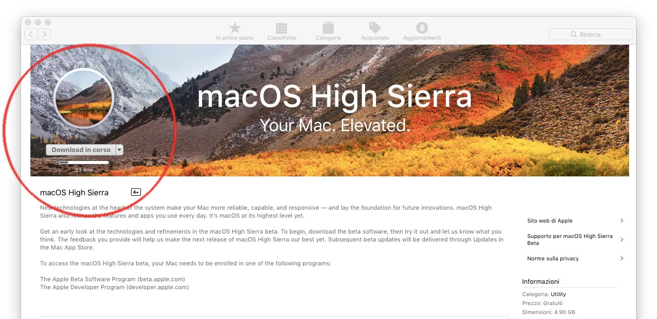 novita high sierra Scaricare High Sierra