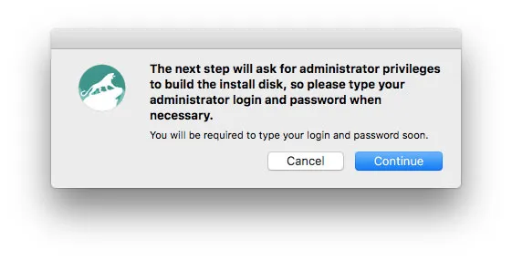 creare chiavetta high sierra