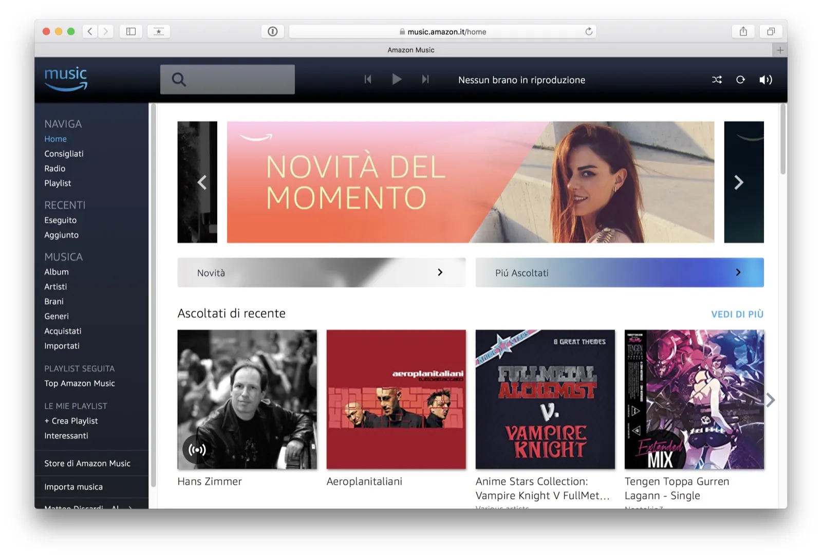 recensione Amazon Music Unlimited
