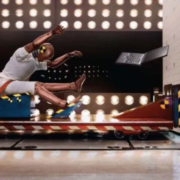 maltrattare un Thinkpad per verificarne la resistenza