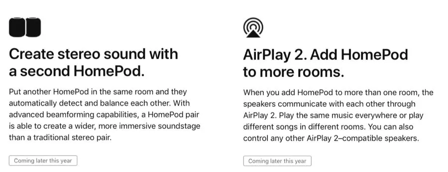 homepod multi room stereo