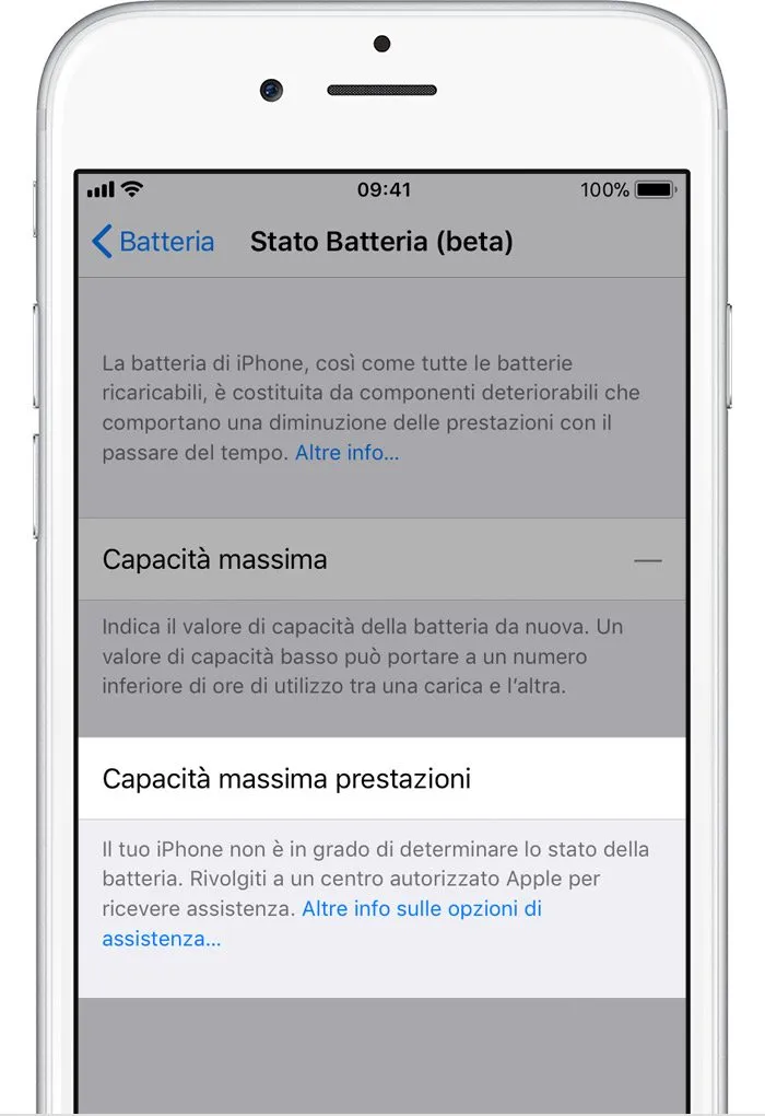 Batteria e prestazioni di iPhone