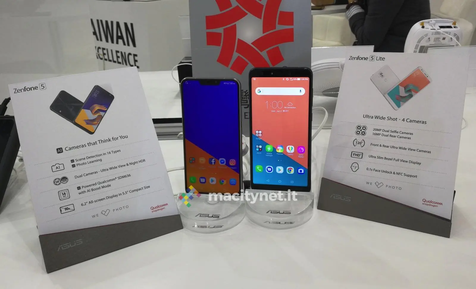 Al MWC18 iPhone X ispira la concorrenza: ecco ZenFone 5Z e ZenFone 5 lite