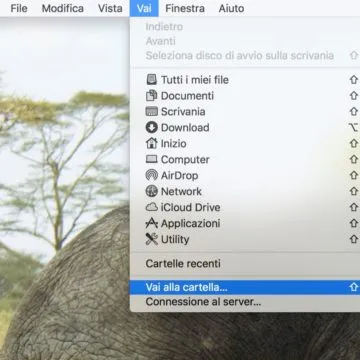 Come aggiungere la scorciatoia ad AirDrop sul dock del Mac
