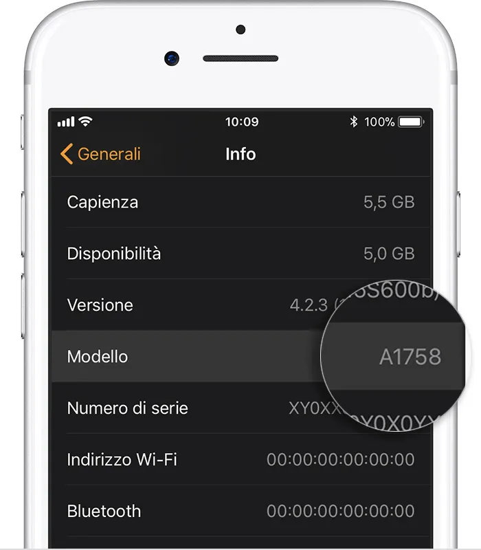 come verificare la versione di apple watch