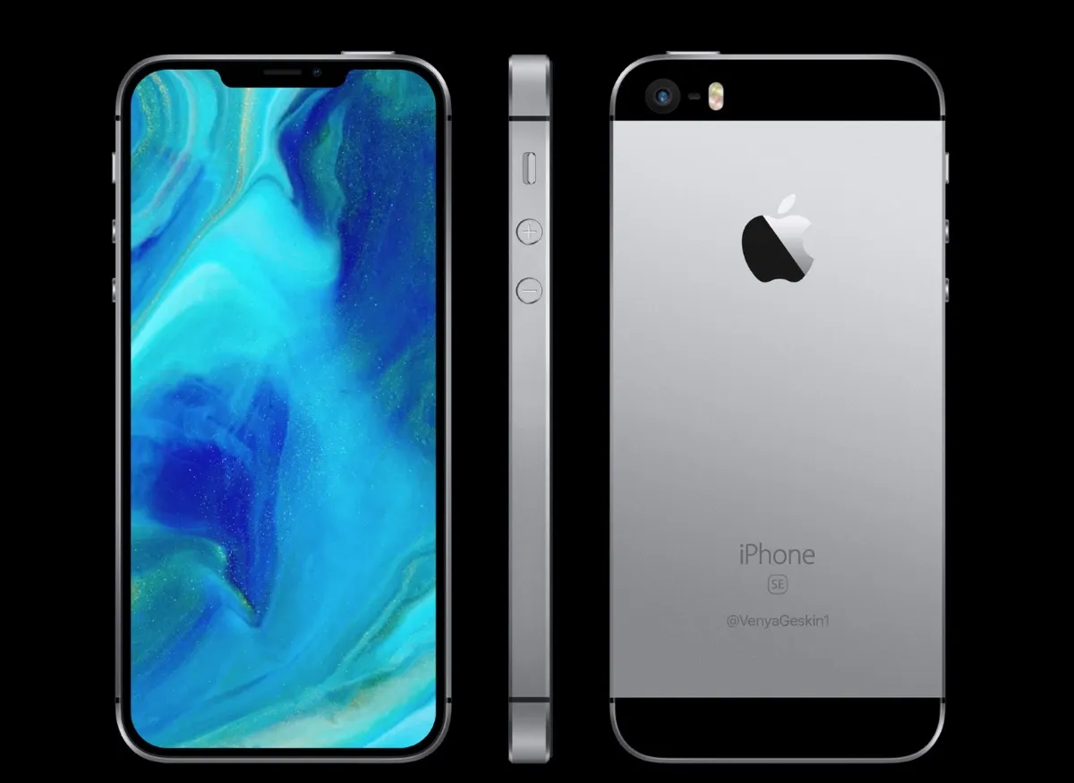 iphone SE 2 cancellato foto render prototipo iPhone SE 2