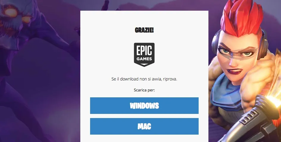 download gratis di Fortnite su Mac