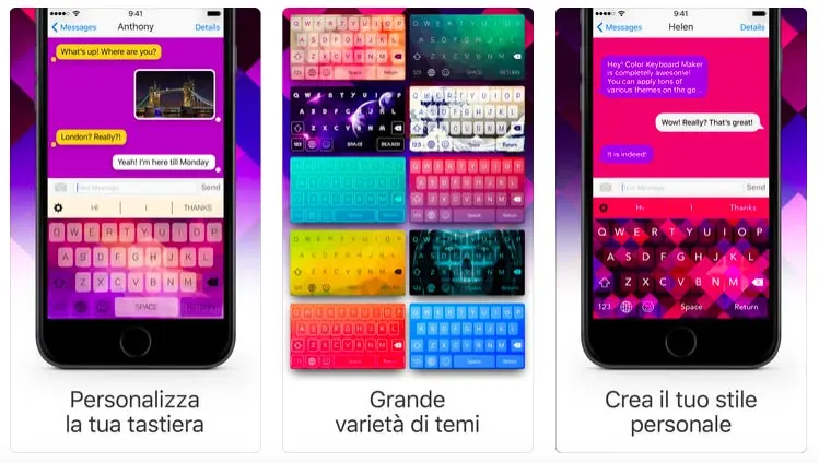 Le migliori tastiere alternative per iPhone e iPad . tastiere con temi