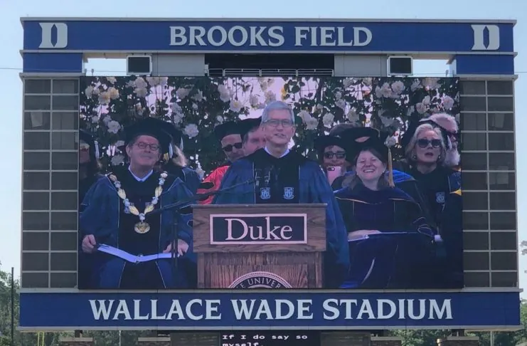 Tim Cook duke university