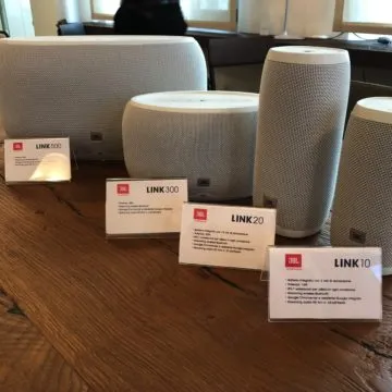 Speaker JBL Link 10, 20, 300 e 500 : la qualità di JBL e la comodità di Google Assistant