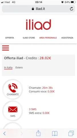 App iliad iPhone non c’è, come creare la scorciatoia all’Area Personale