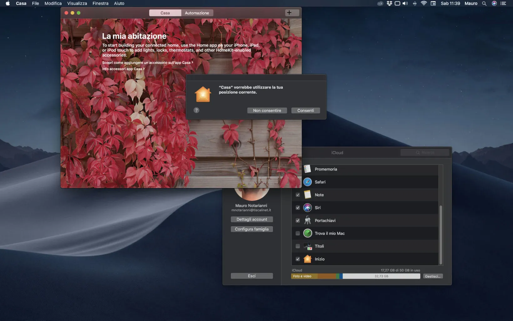 Dieci segreti di macOS Mojave App Casa con Mojave