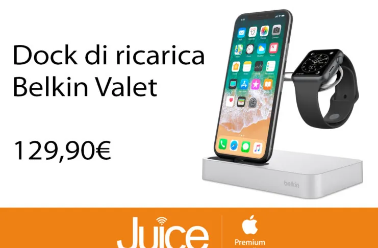 Da Juice disponibile Belkin Valet, la dock di ricarica che vale doppio
