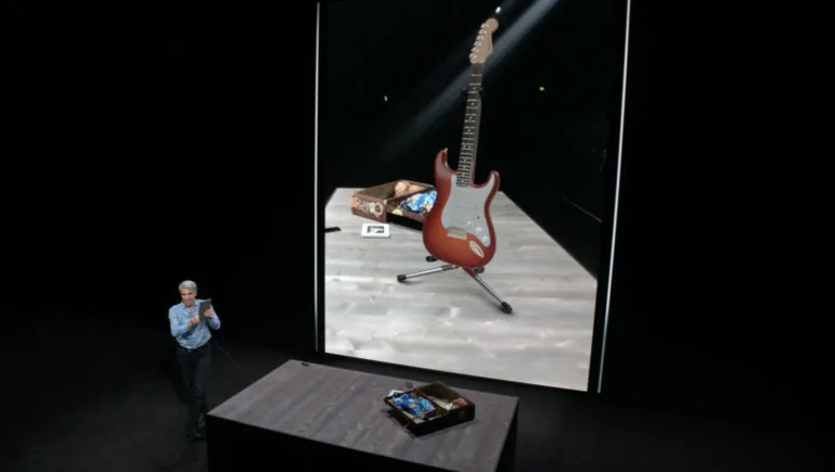 USDZ, il nuovo formato file di Apple e Pixar per la Realtà Aumentata Federighi mostra le potenzialità del formato USDZ