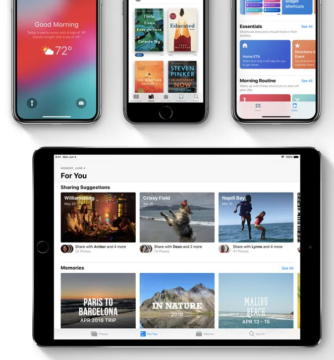 iOS 12 porta alcune gesture di iPhone X su iPad iPhone e iPad