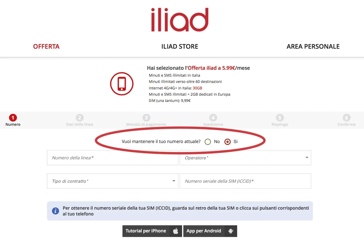 Portabilità iliad, come funziona la procedura per passare alle tariffe iliad low cost