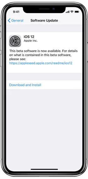 Installare iOS 12 beta