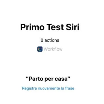 Come creare scorciatoie Siri