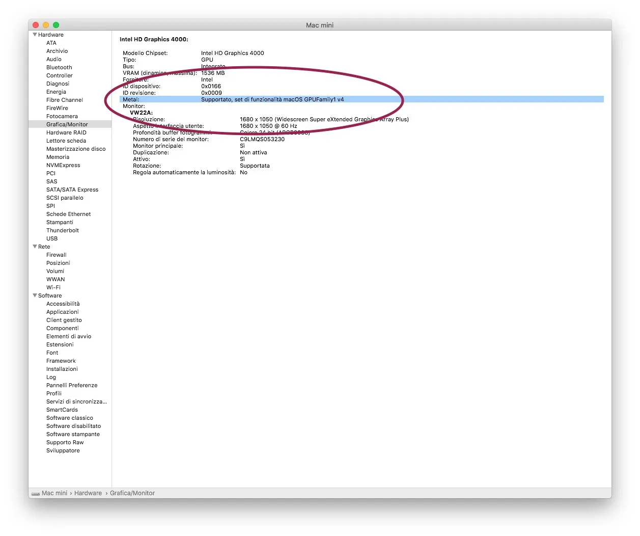 macOS Mojave, come capire se un Mac Pro 2010-2012 è compatibile con il nuovo sistema operativo Verificare compatibilità Metal