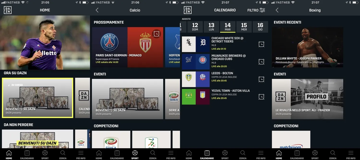 Arriva DAZN, il Netflix per lo sport
