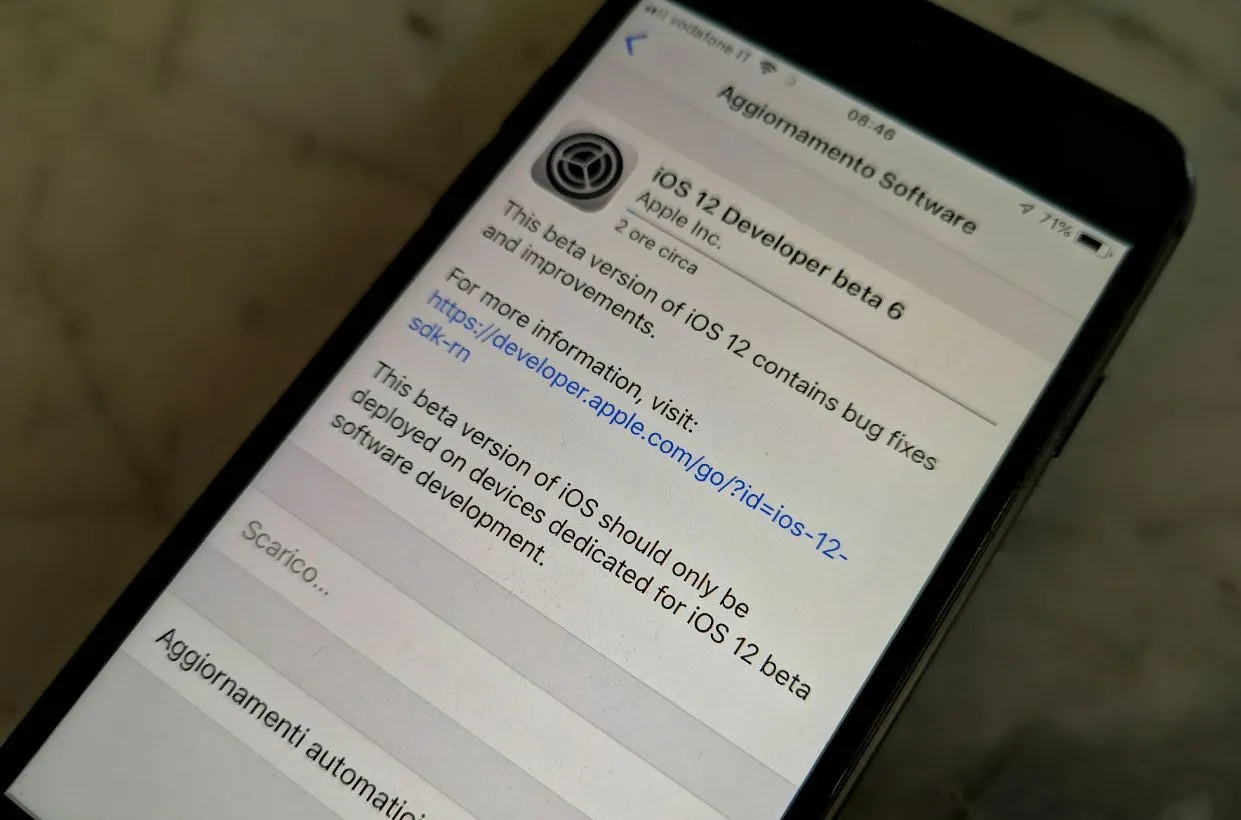 Ecco le novità di iOS 12 beta 6