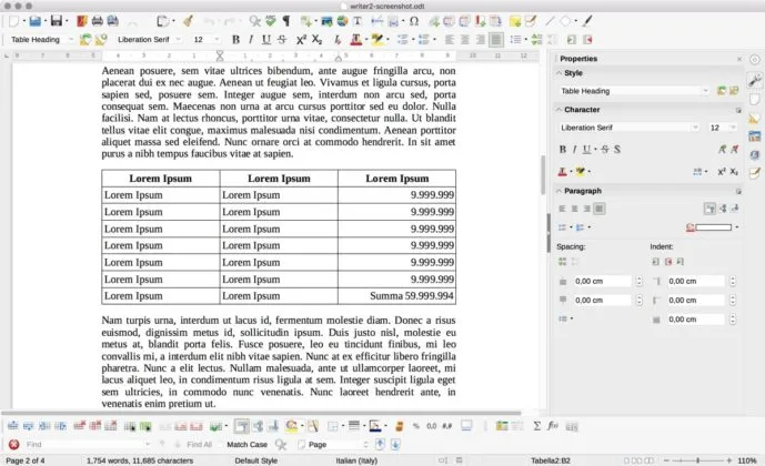 LibreOffice 6.1