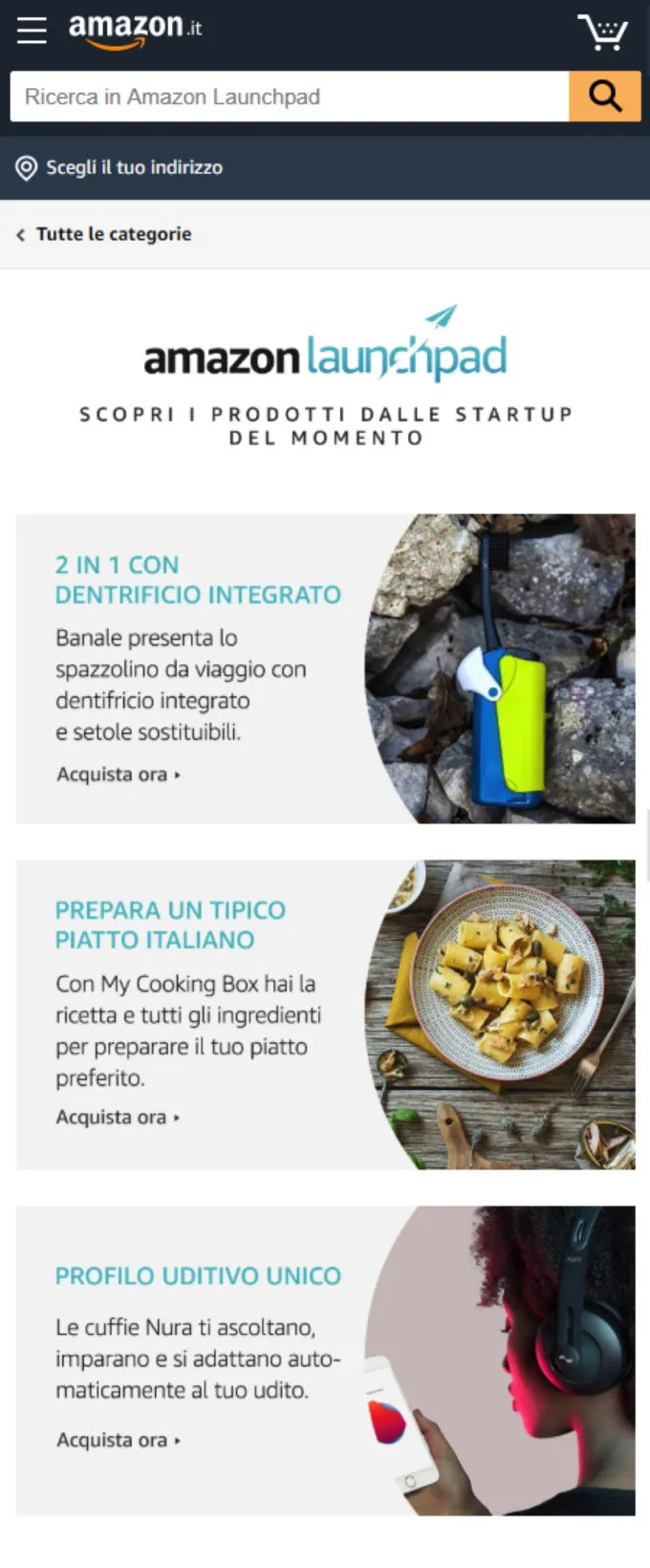 Con Amazon Launchpad le startup italiane vendono prodotti innovativi nel mondo Con Amazon Launchpad le startup italiane vendono prodotti innovativi nel mondo