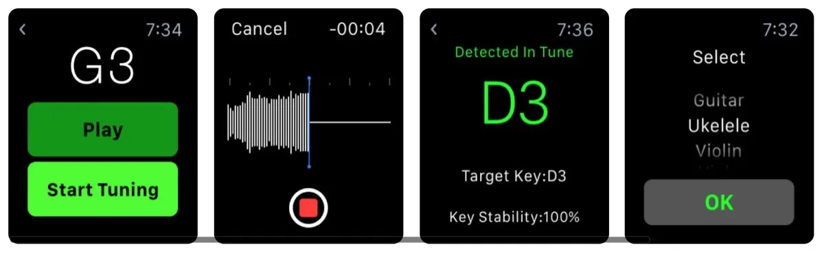 Per accordare la chitarra con Apple Watch c’è un’app Per accordare la chitarra con Apple Watch c’è un’app