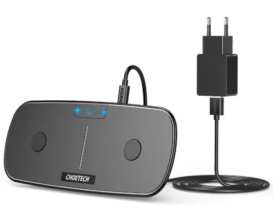 Choetech USB-C Dual Wireless Charging Pad