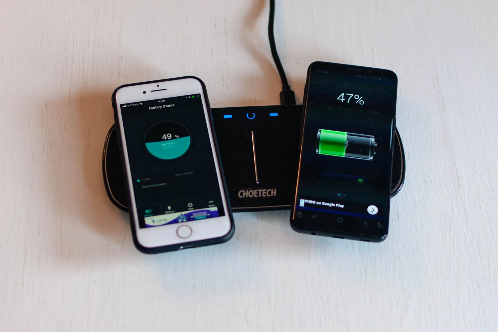 Choetech USB-C Dual Wireless Charging Pad