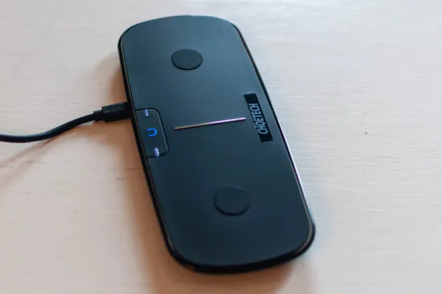 Choetech USB-C Dual Wireless Charging Pad