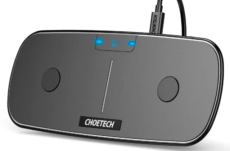 Choetech USB-C Dual Wireless Charging Pad