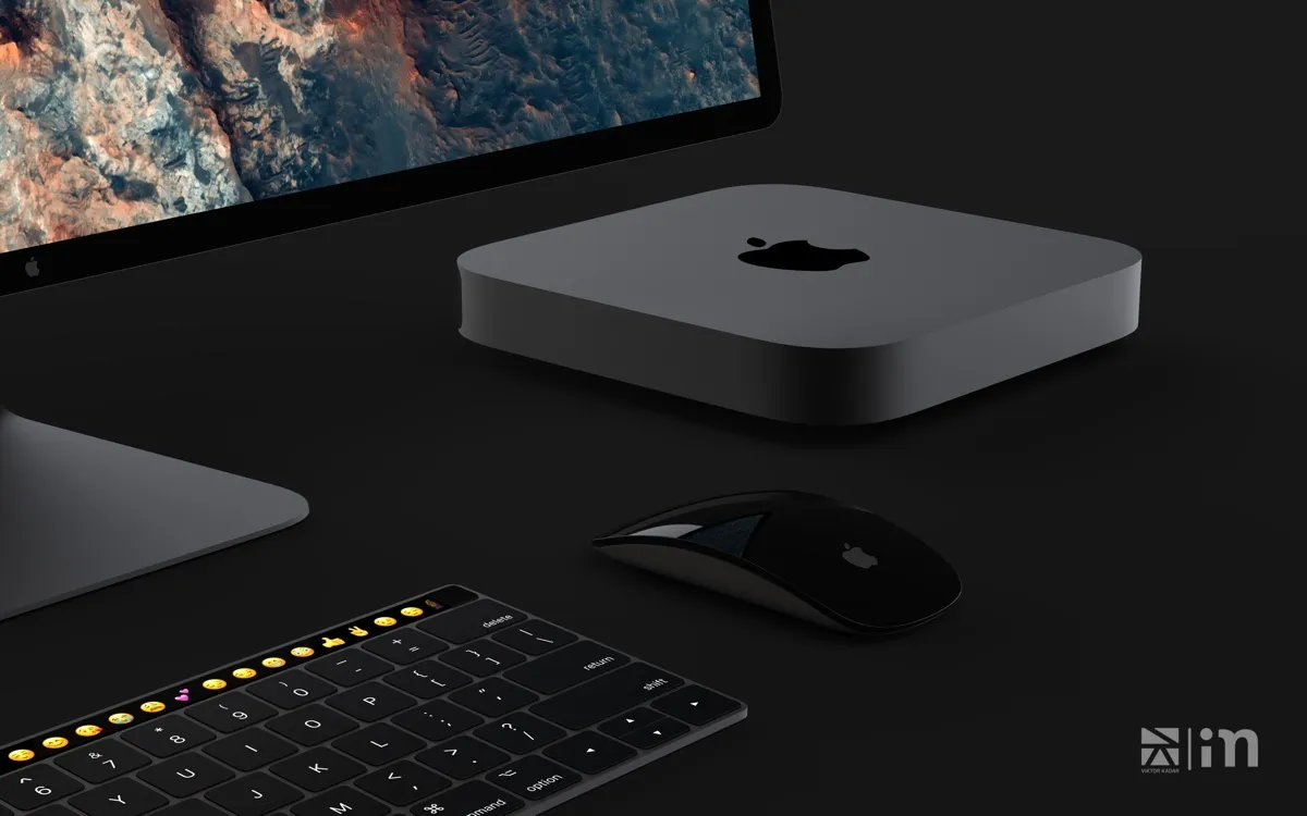 Il concept Mac mini arriva con Apple Display e tastiera Touch Bar Il concept Mac mini arriva con Apple Display e tastiera Touch Bar