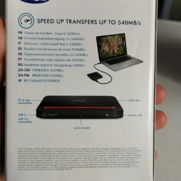 LaCie Portable SSD, minidisco SSD con USB-C